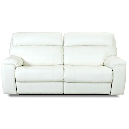 Contemporary Plush Reclining Loveseat